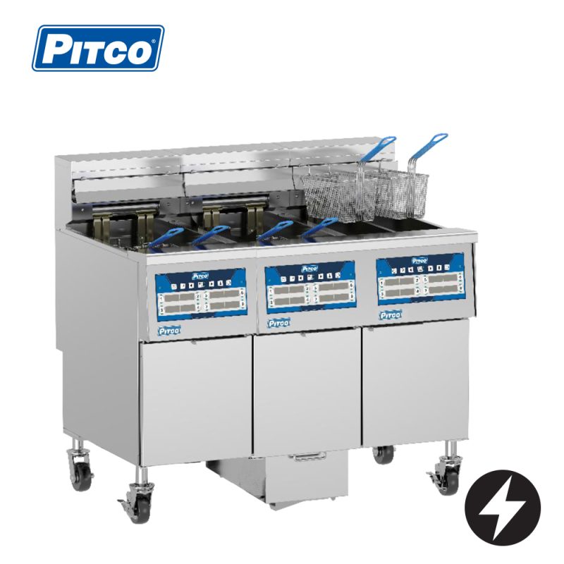 Pitco EP14-FFS-3/FD Cold Zone Electric Fryer